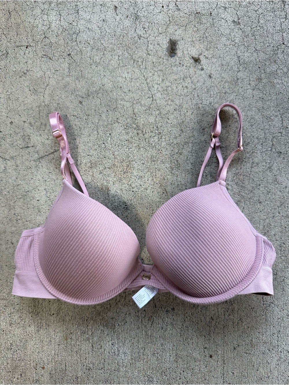 Nicole Miller Pink Push Up Bra